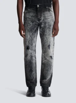 Stonewash Denim Jeans-Balmain Cheap