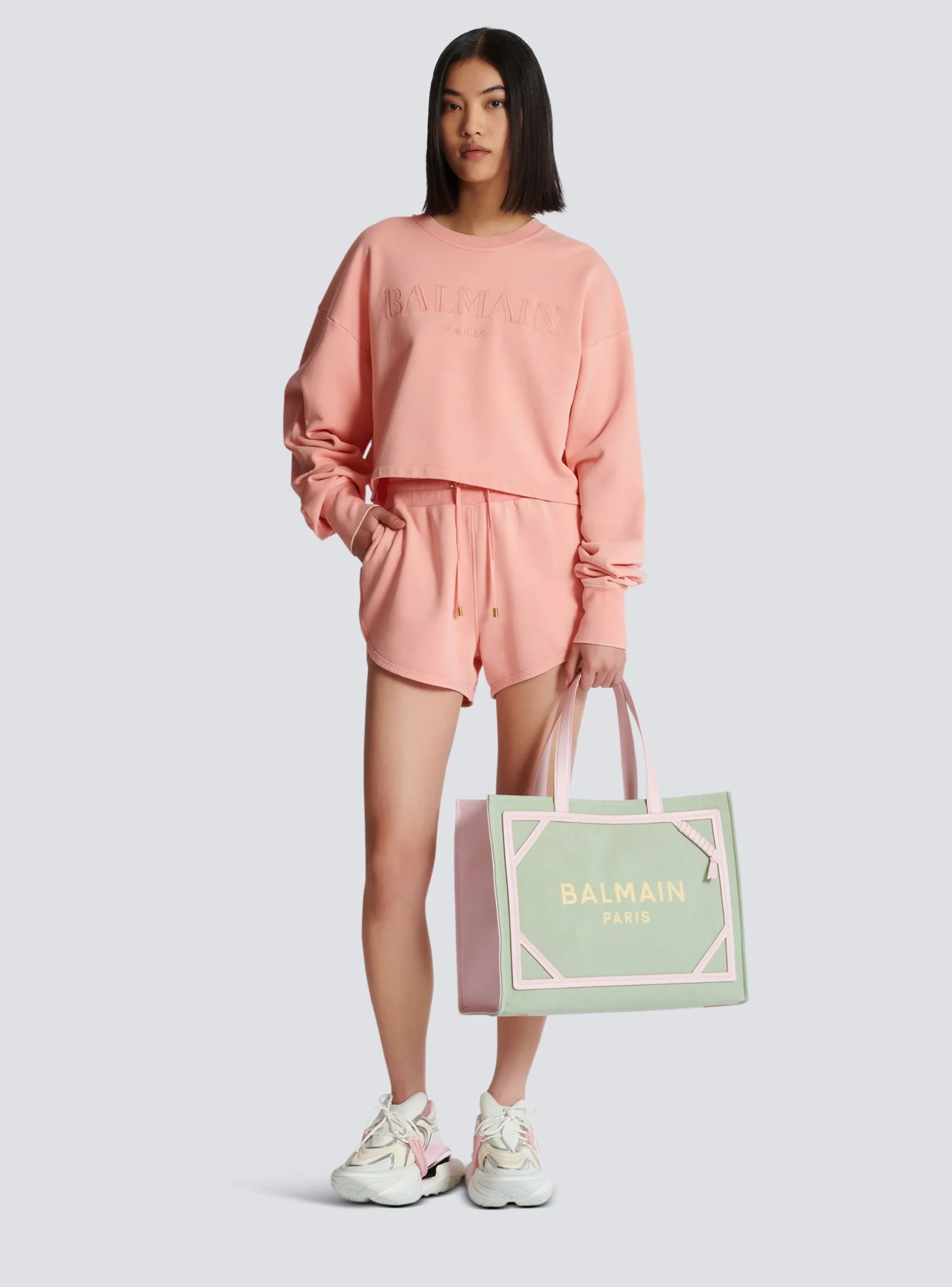 Sweatshirt With Vintage Embroidery-Balmain Outlet