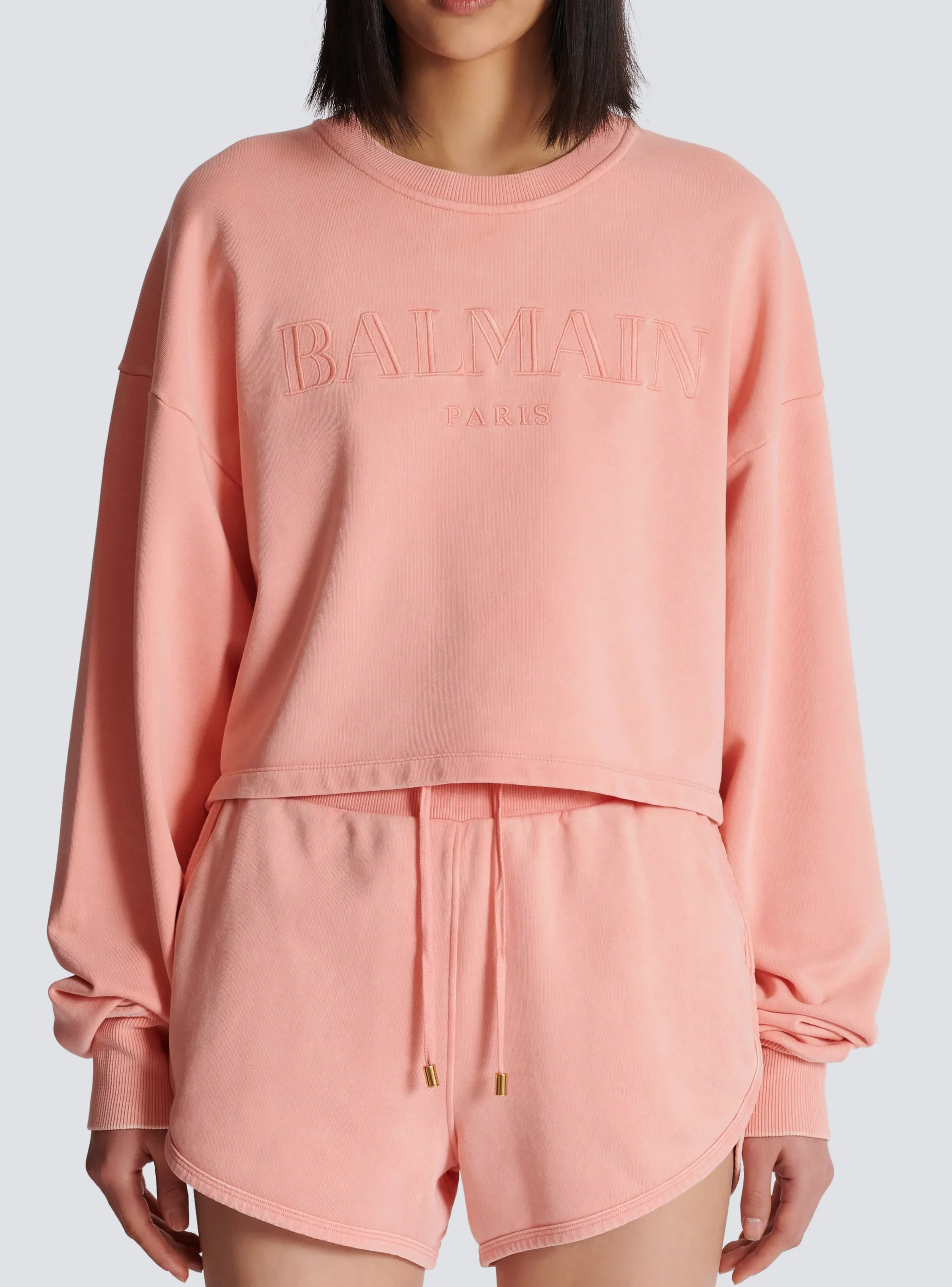 Sweatshirt With Vintage Embroidery-Balmain Outlet