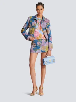 Tank Top With Pastel Roses Print-Balmain Online