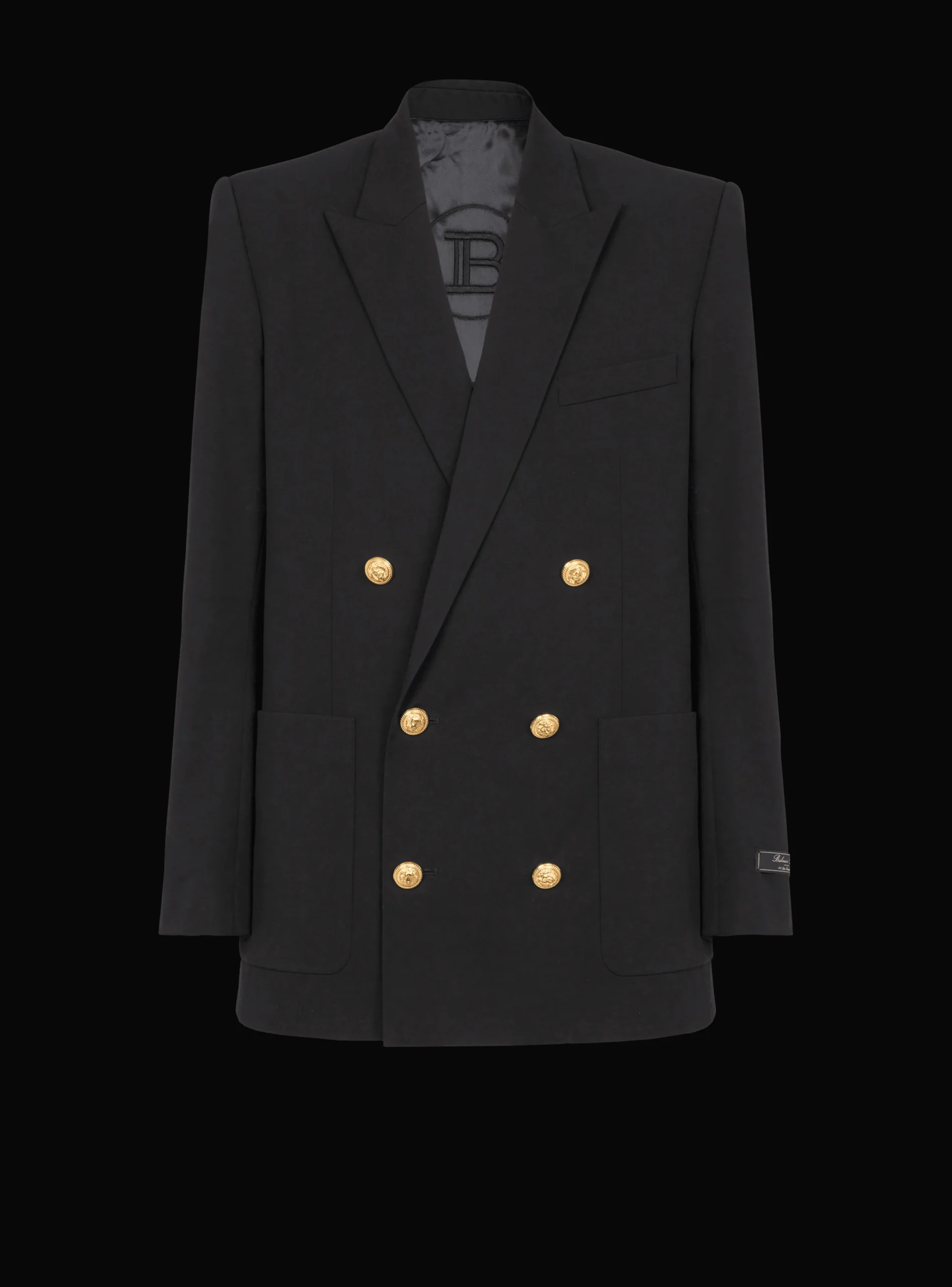Technical Wool Blazer-Balmain Best Sale