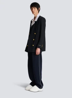 Technical Wool Blazer-Balmain Best Sale