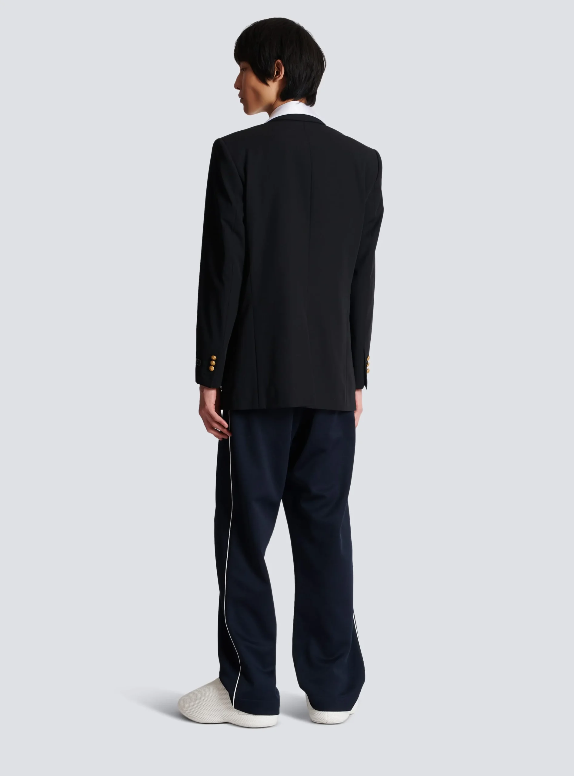 Technical Wool Blazer-Balmain Best Sale