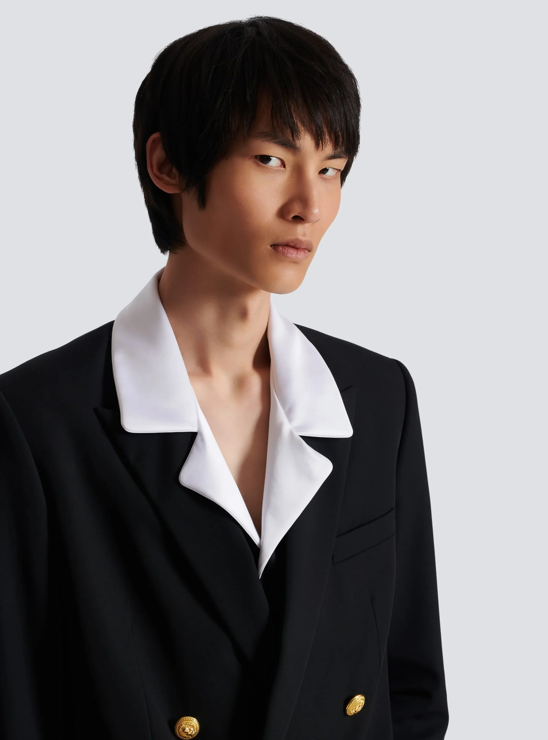 Technical Wool Blazer-Balmain Best Sale