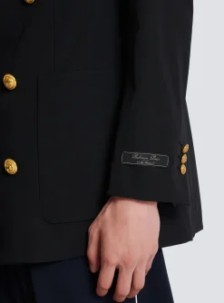 Technical Wool Blazer-Balmain Best Sale