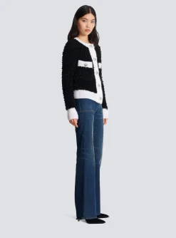 Textured Knit Cardigan-Balmain Flash Sale