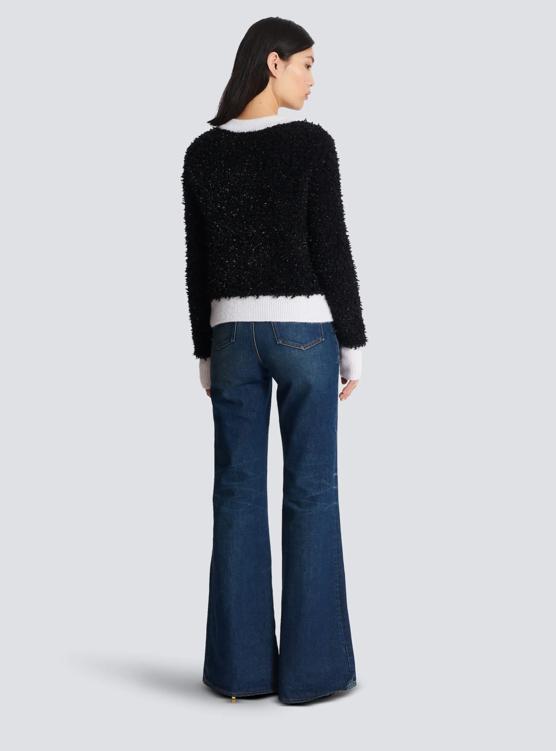 Textured Knit Cardigan-Balmain Flash Sale