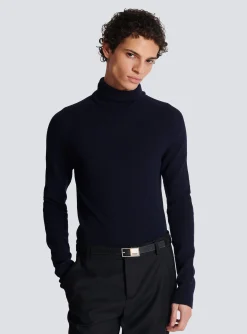 Thin Signature Calfskin Belt-Balmain Shop