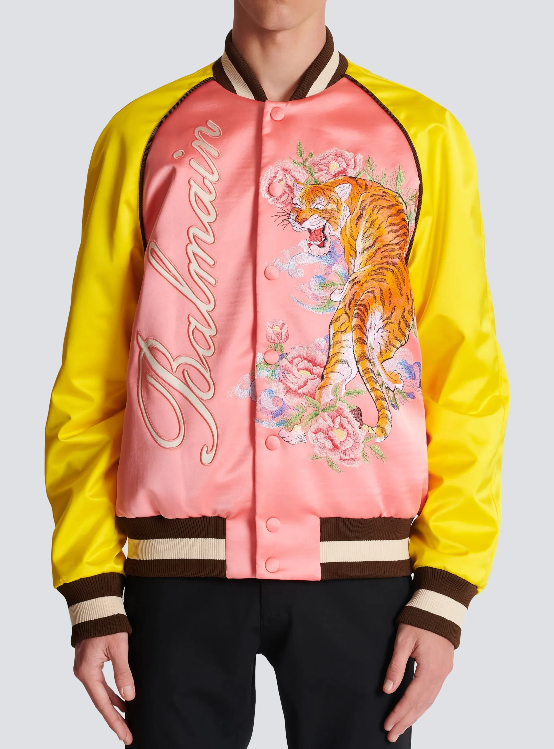 Tiger Embroidered Bomber-Balmain Flash Sale
