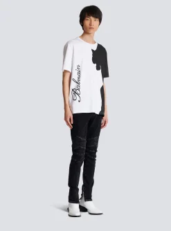 Tiger Print Short-sleeved T-shirt-Balmain Hot