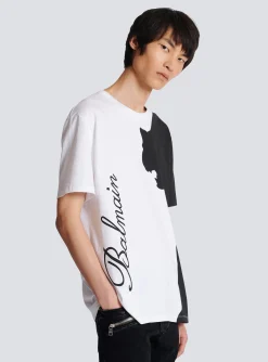 Tiger Print Short-sleeved T-shirt-Balmain Hot