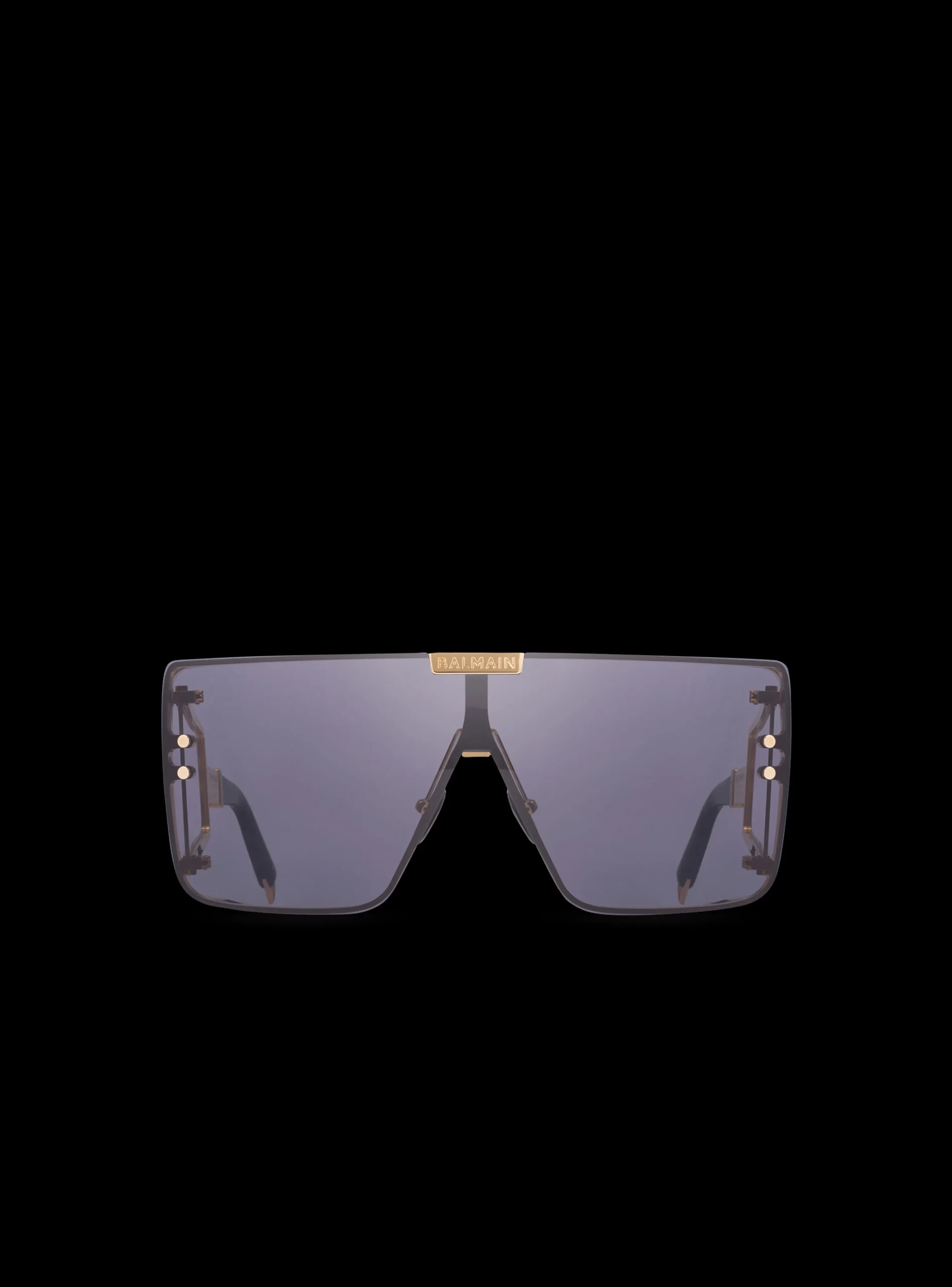 Titanium Shield-shaped Wonder Boy Sunglasses-Balmain Clearance