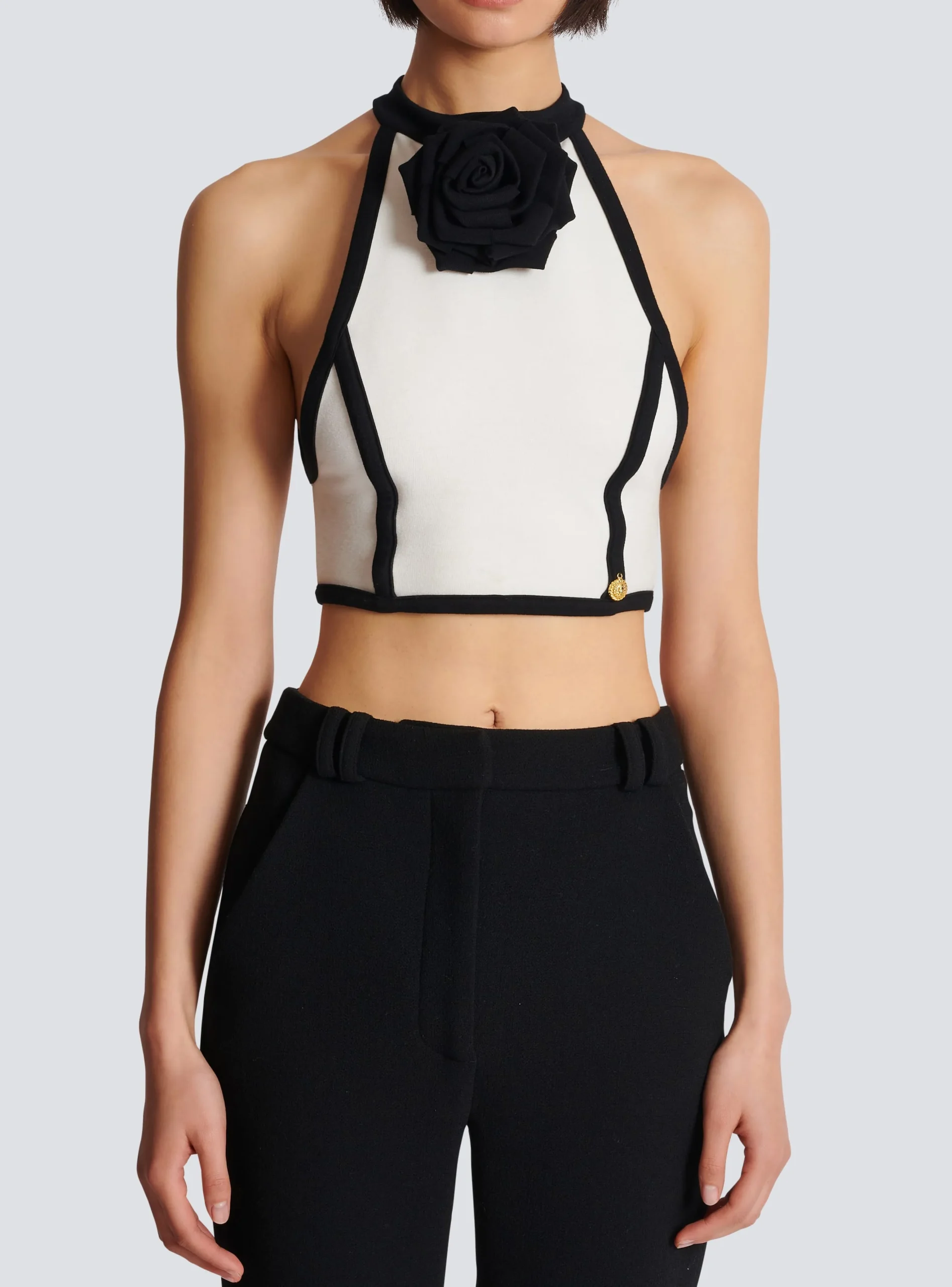 Top With Rose Detail-Balmain Best