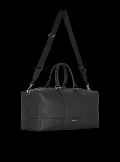 Travel Bag In Grained Leather-Balmain Outlet