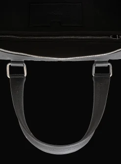 Travel Bag In Grained Leather-Balmain Outlet