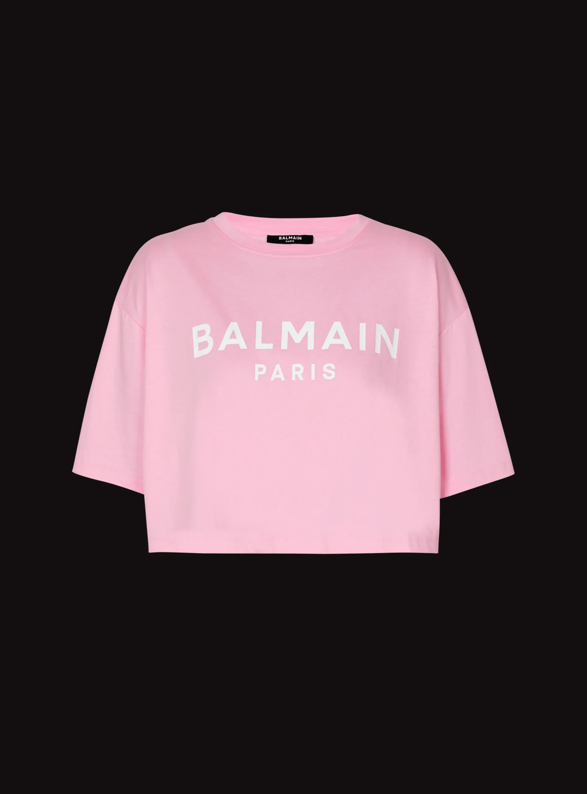 T-shirt With Paris Print-Balmain Discount
