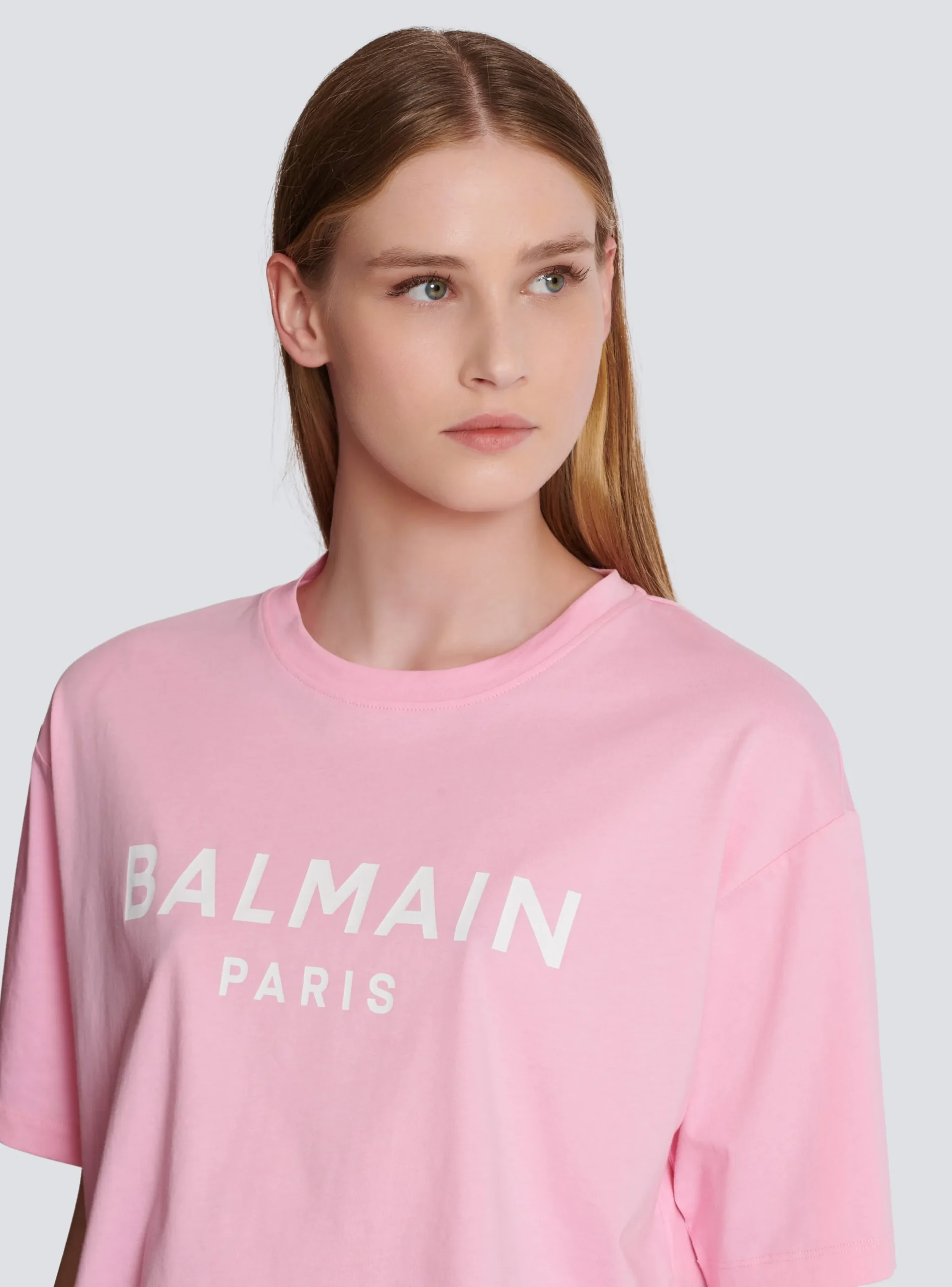 T-shirt With Paris Print-Balmain Discount