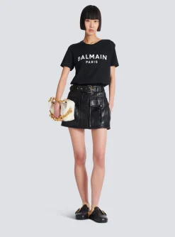 T-shirt With Paris Print-Balmain Online