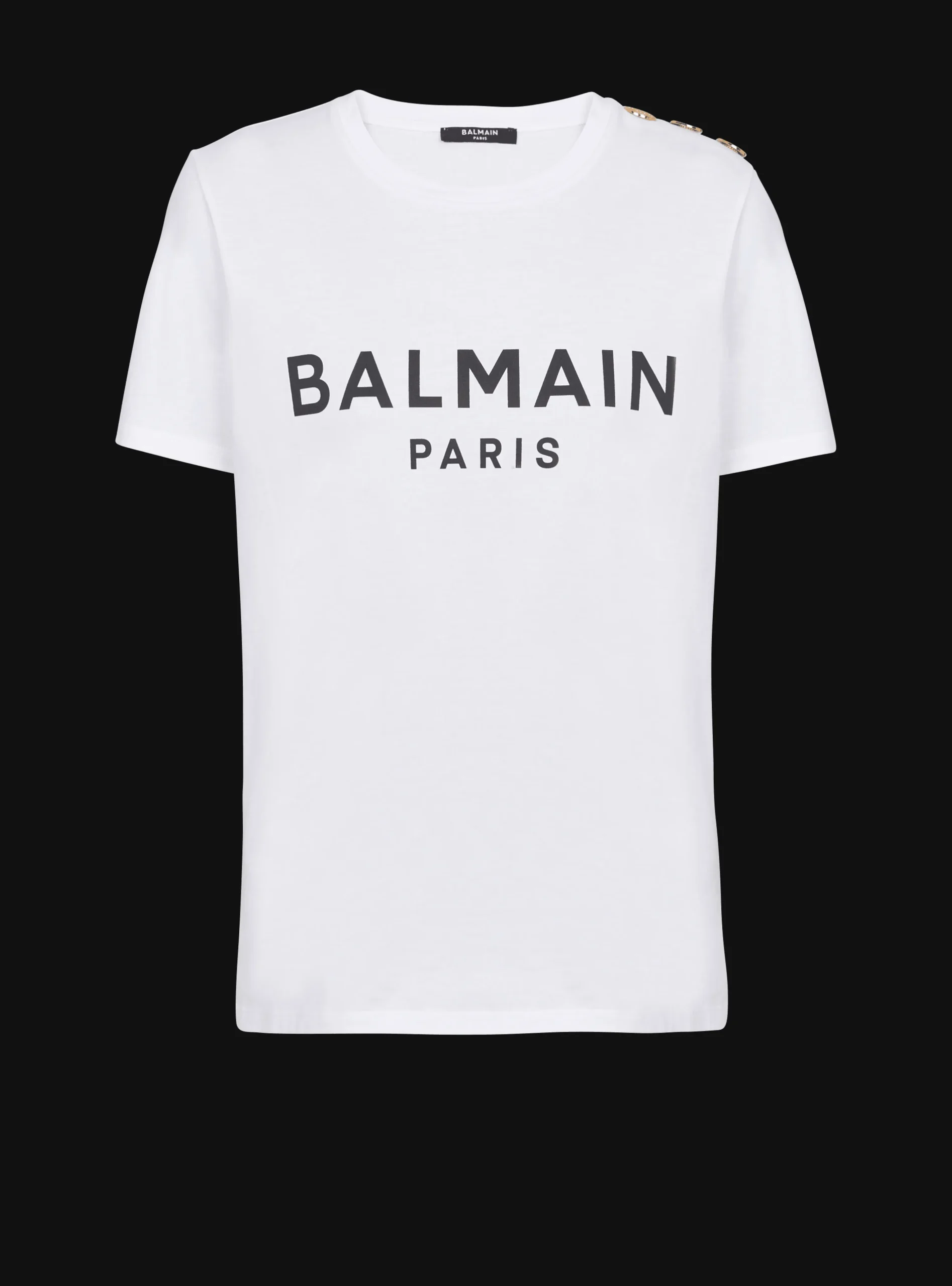 T-shirt With Paris Print-Balmain Best