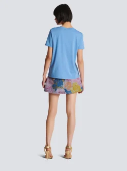 T-shirt With Paris Print-Balmain Cheap