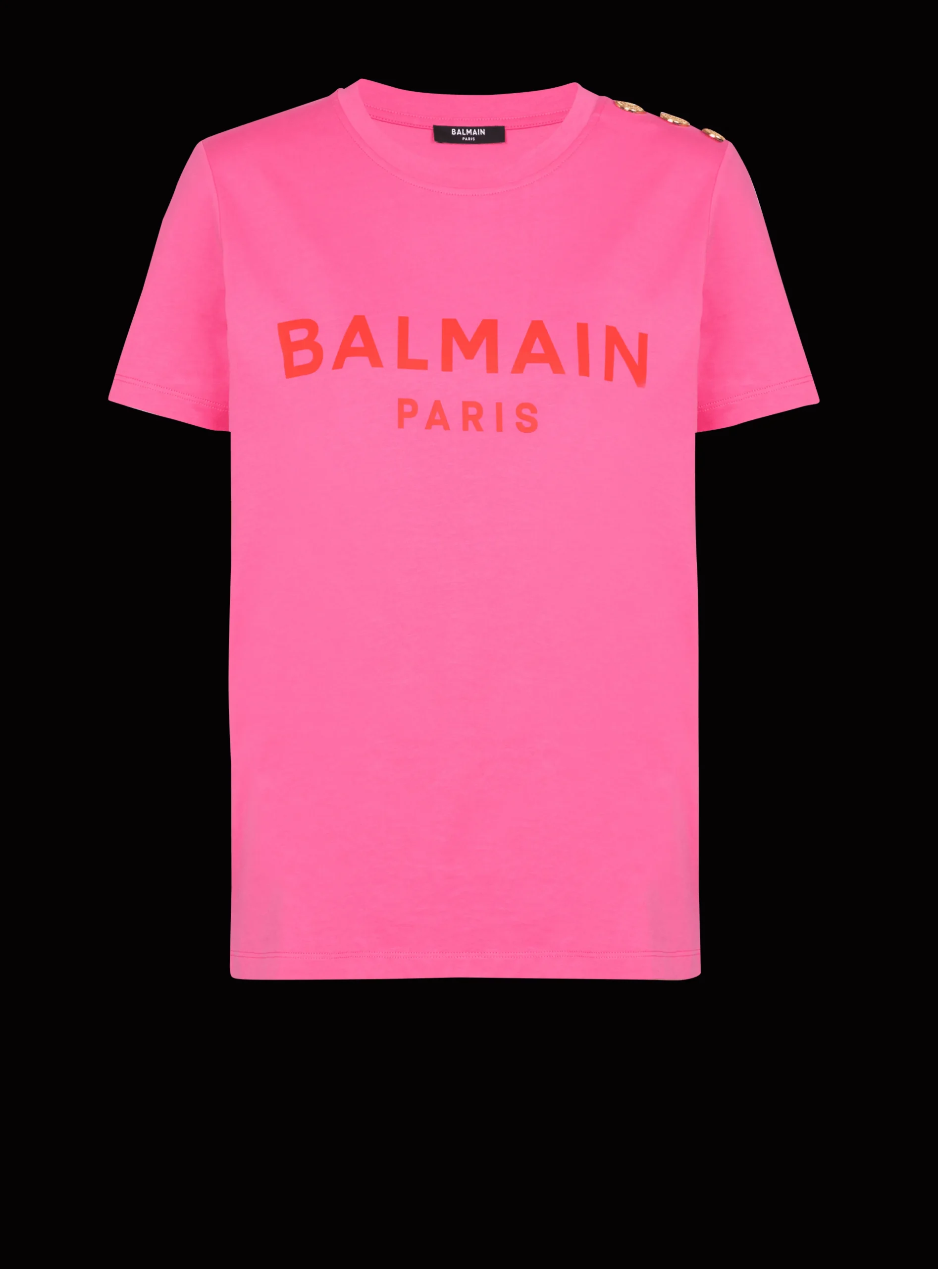 T-shirt With Paris Print-Balmain Fashion