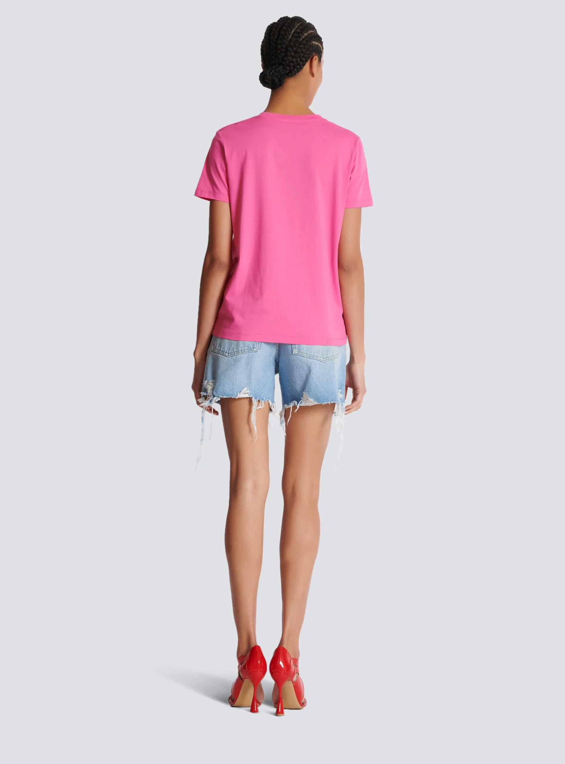 T-shirt With Paris Print-Balmain Fashion
