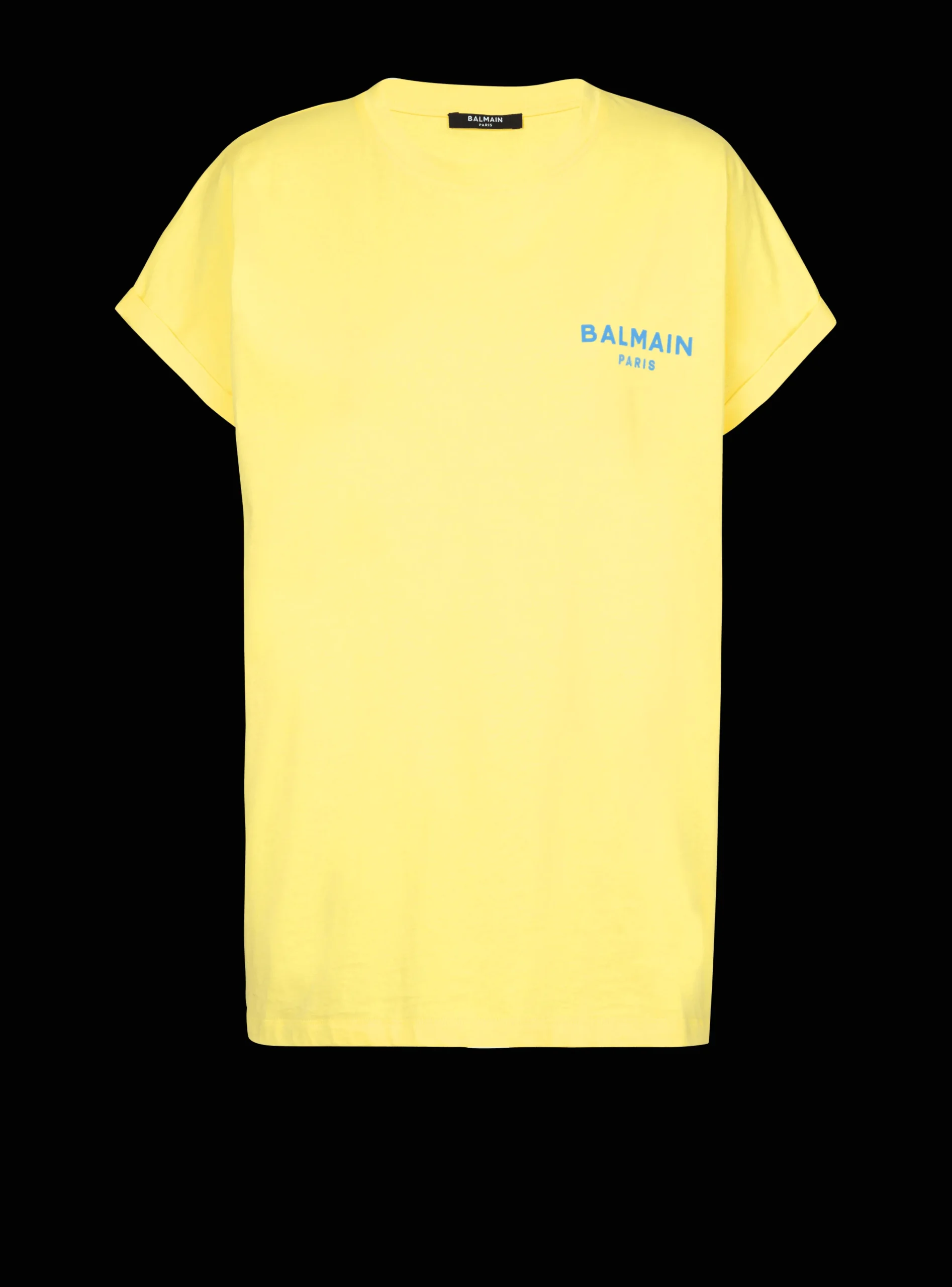 T-shirt With Flocked Paris Logo-Balmain Outlet