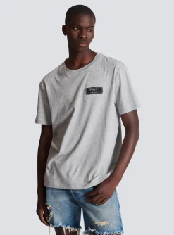 T-shirt With Pierre Label-Balmain Fashion