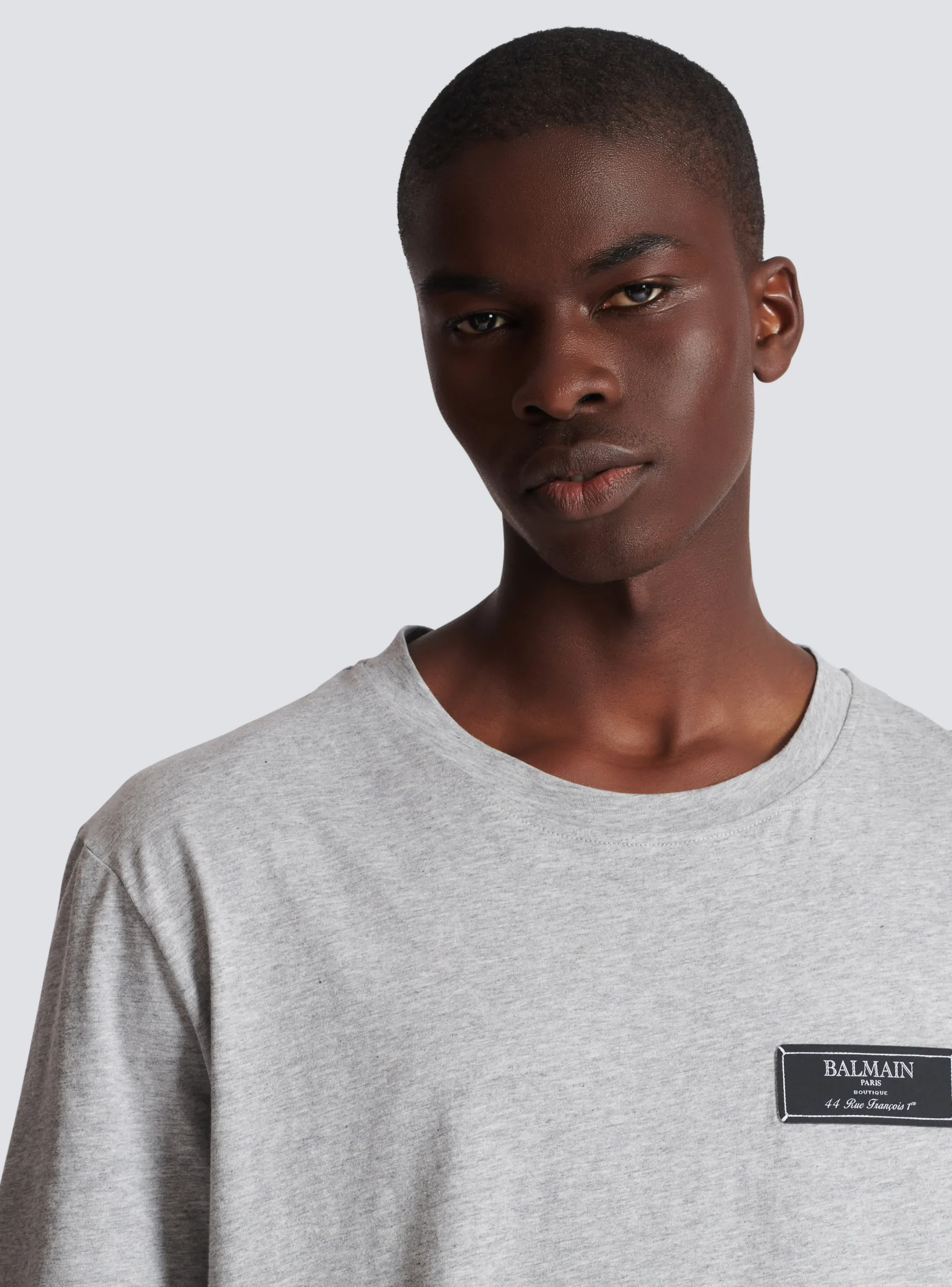 T-shirt With Pierre Label-Balmain Fashion