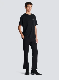 T-shirt With Pierre Label-Balmain Clearance