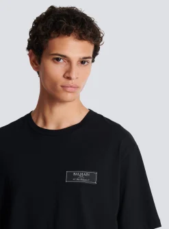 T-shirt With Pierre Label-Balmain Clearance