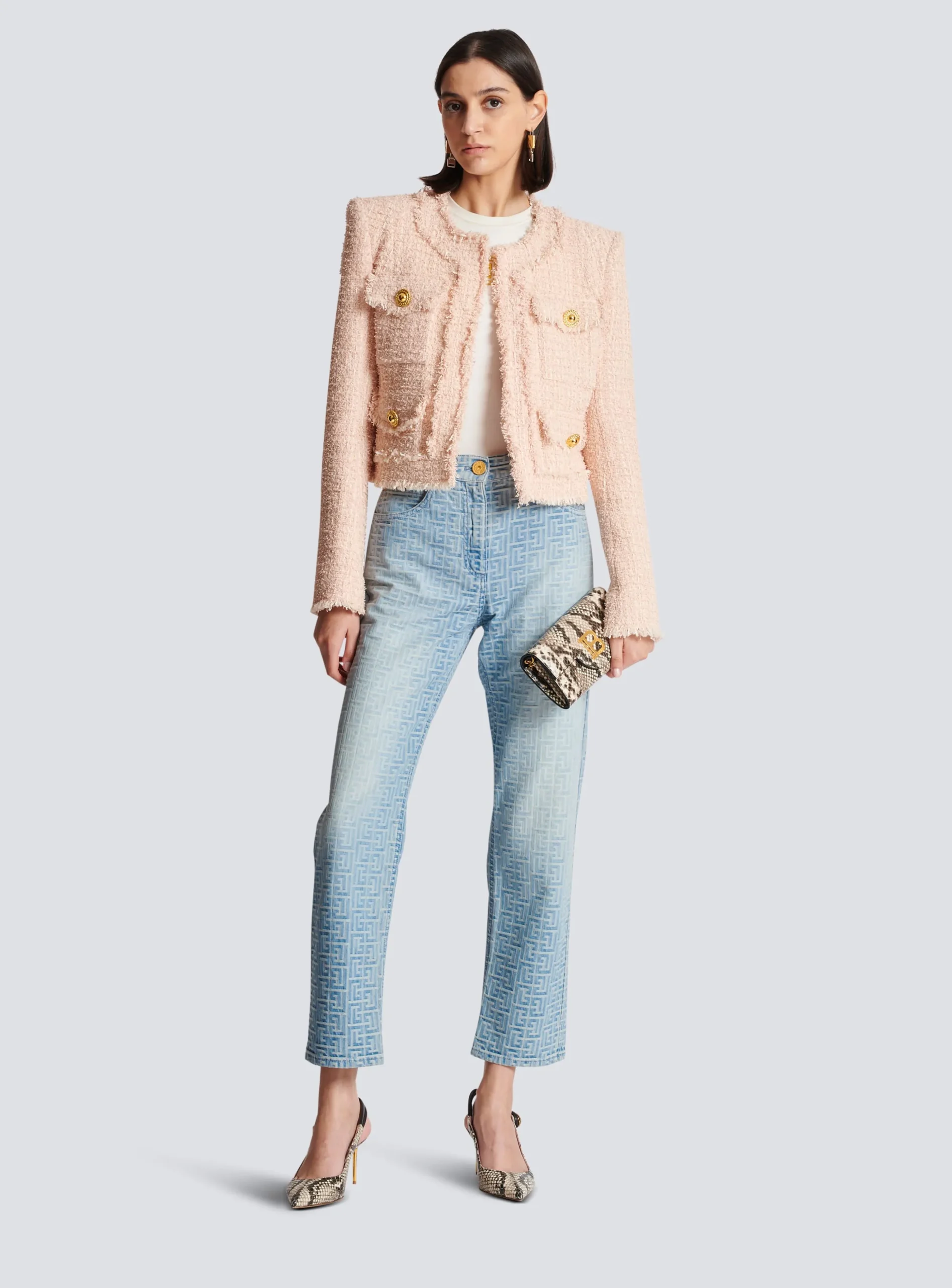 Tweed Jacket-Balmain Sale