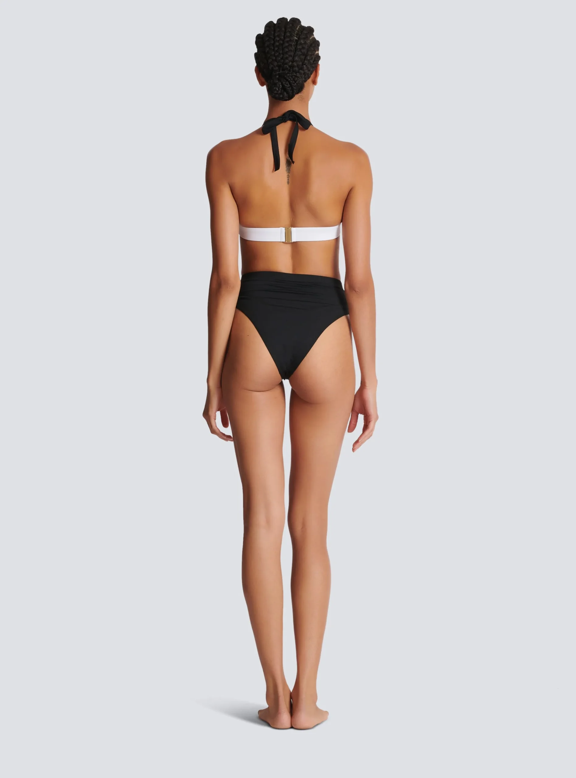Two-piece Swimming Costume With Buttons-Balmain Clearance