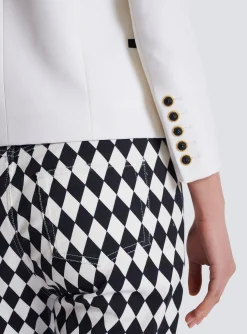 Two-tone Edge-to-edge Jacket With 6 Buttons-Balmain Shop