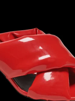 Uma Mules In Patent Leather-Balmain Best Sale