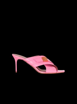 Uma Mules In Patent Leather-Balmain Sale