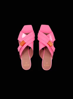 Uma Mules In Patent Leather-Balmain Sale