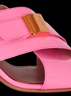 Uma Mules In Patent Leather-Balmain Sale