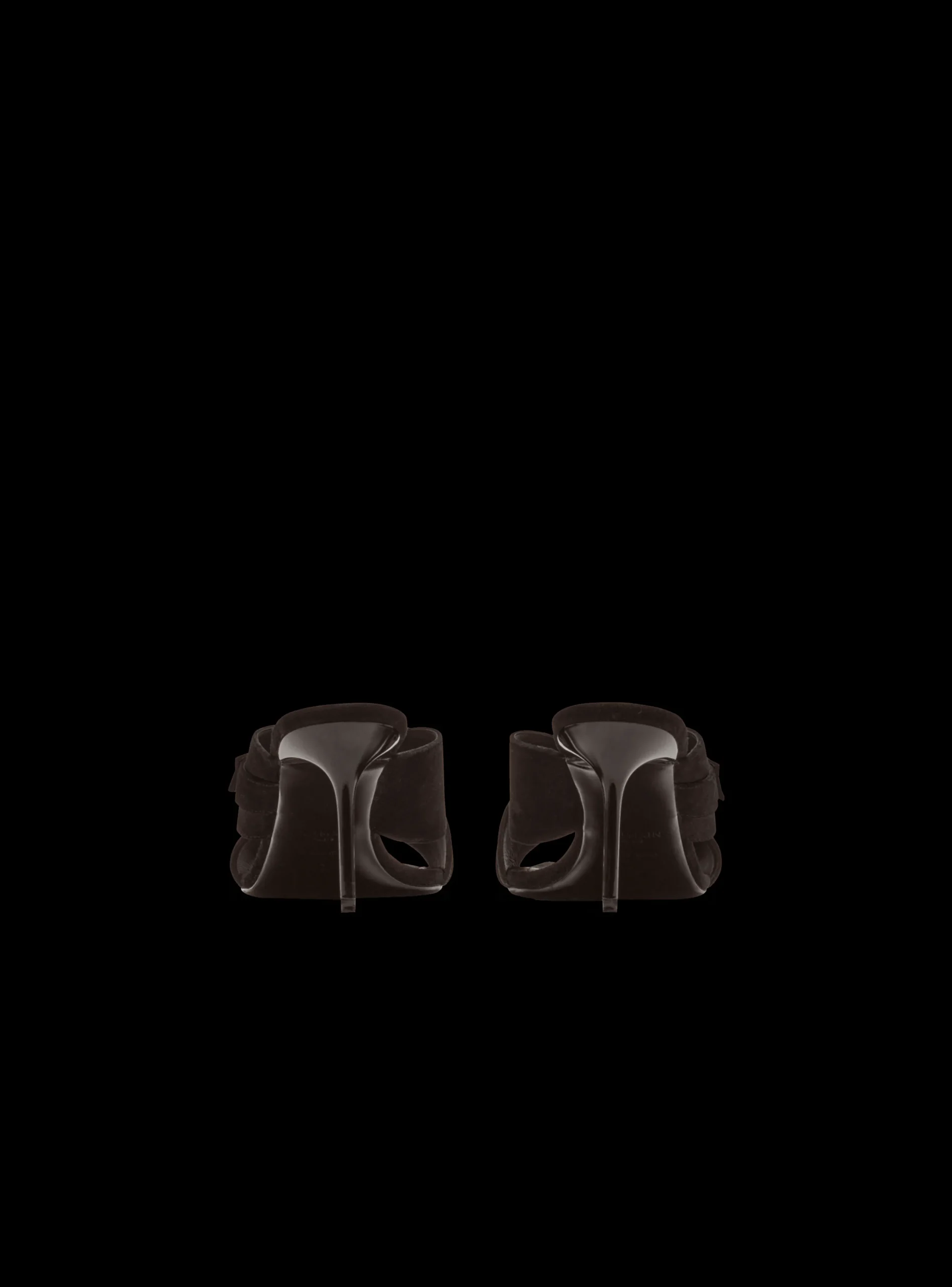 Uma Mules In Suede Leather-Balmain Best