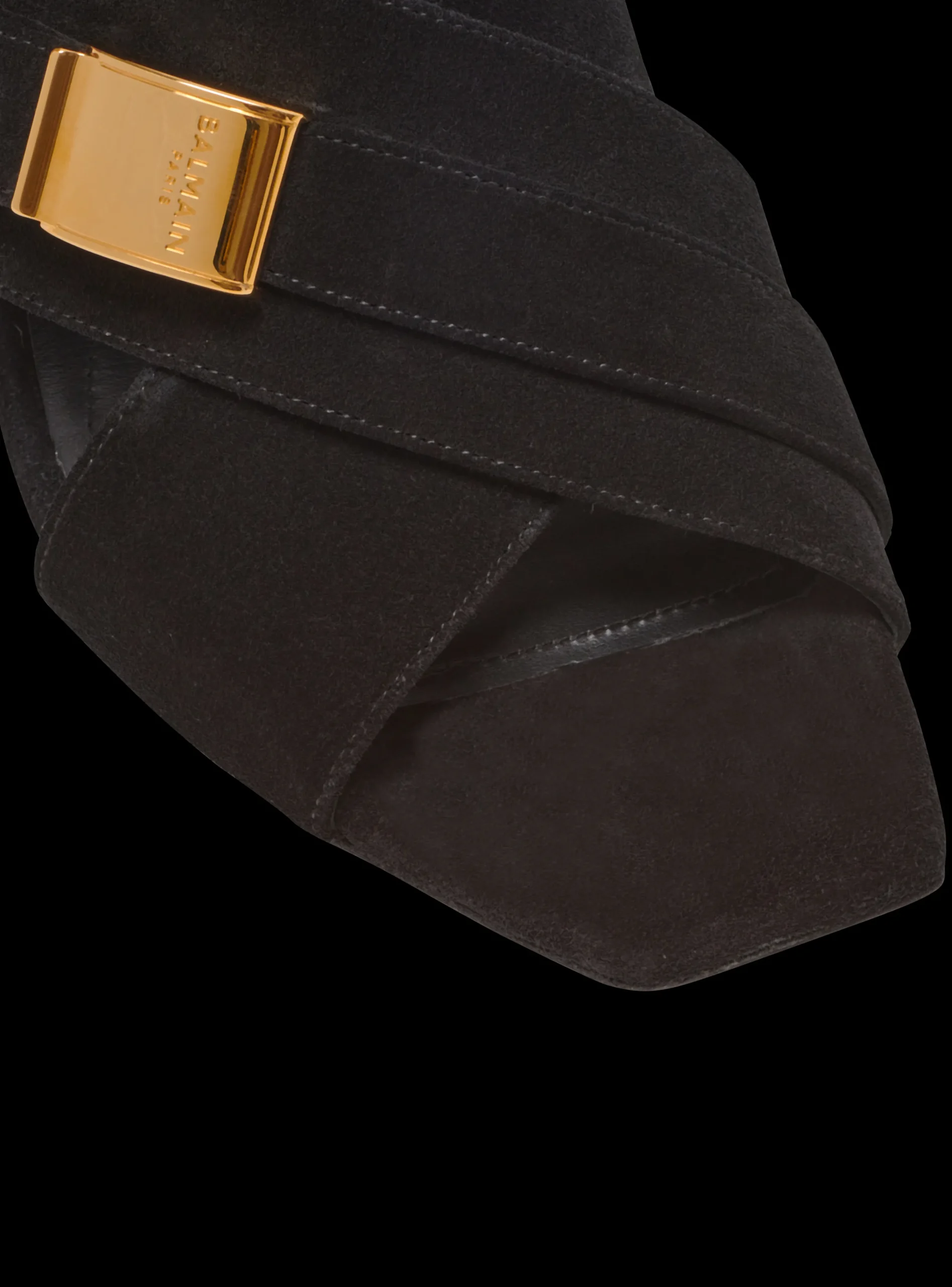 Uma Mules In Suede Leather-Balmain Best