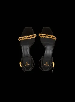 Uma Suede And Chain Sandals-Balmain Best Sale