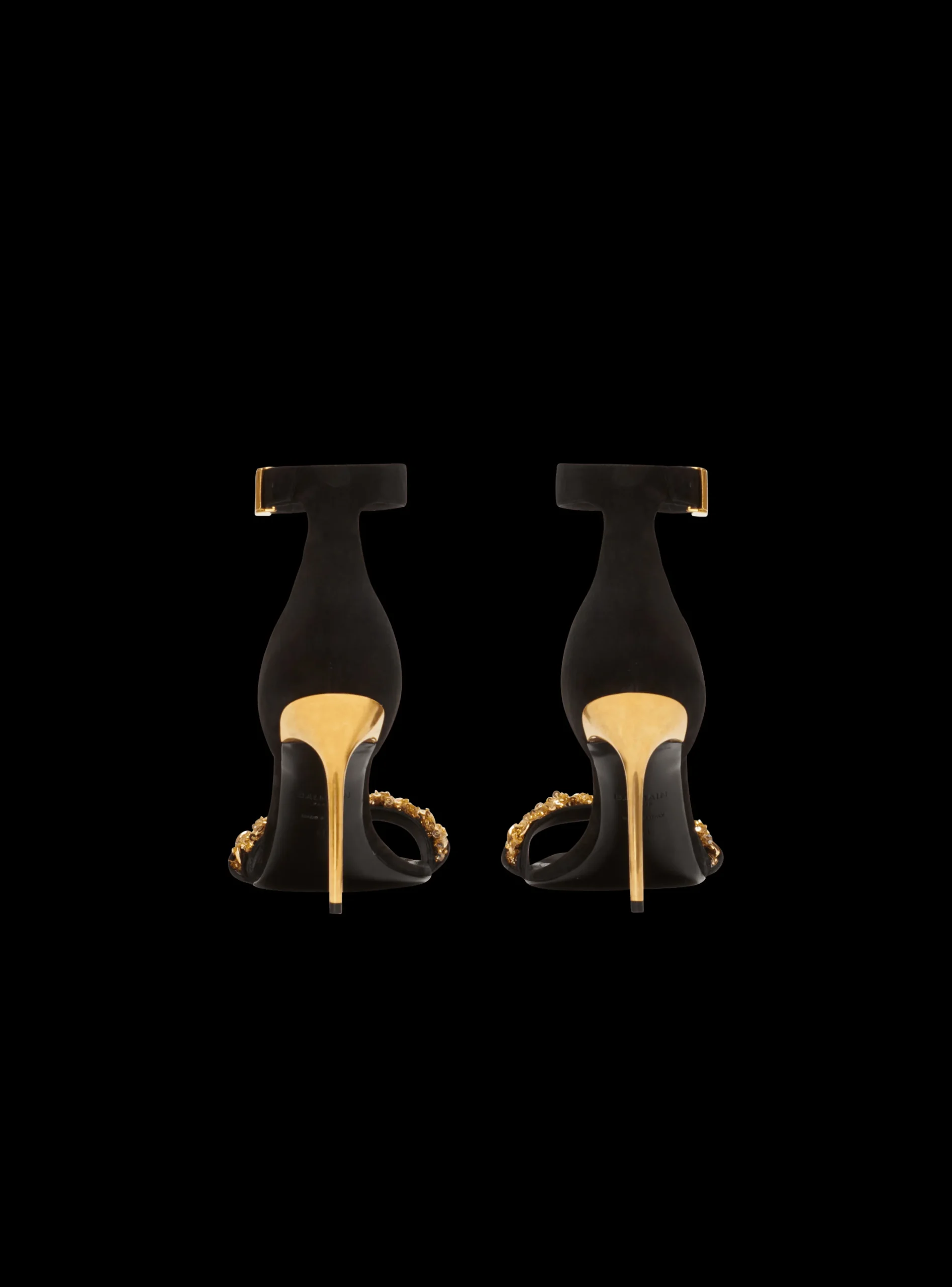 Uma Suede And Chain Sandals-Balmain Best Sale