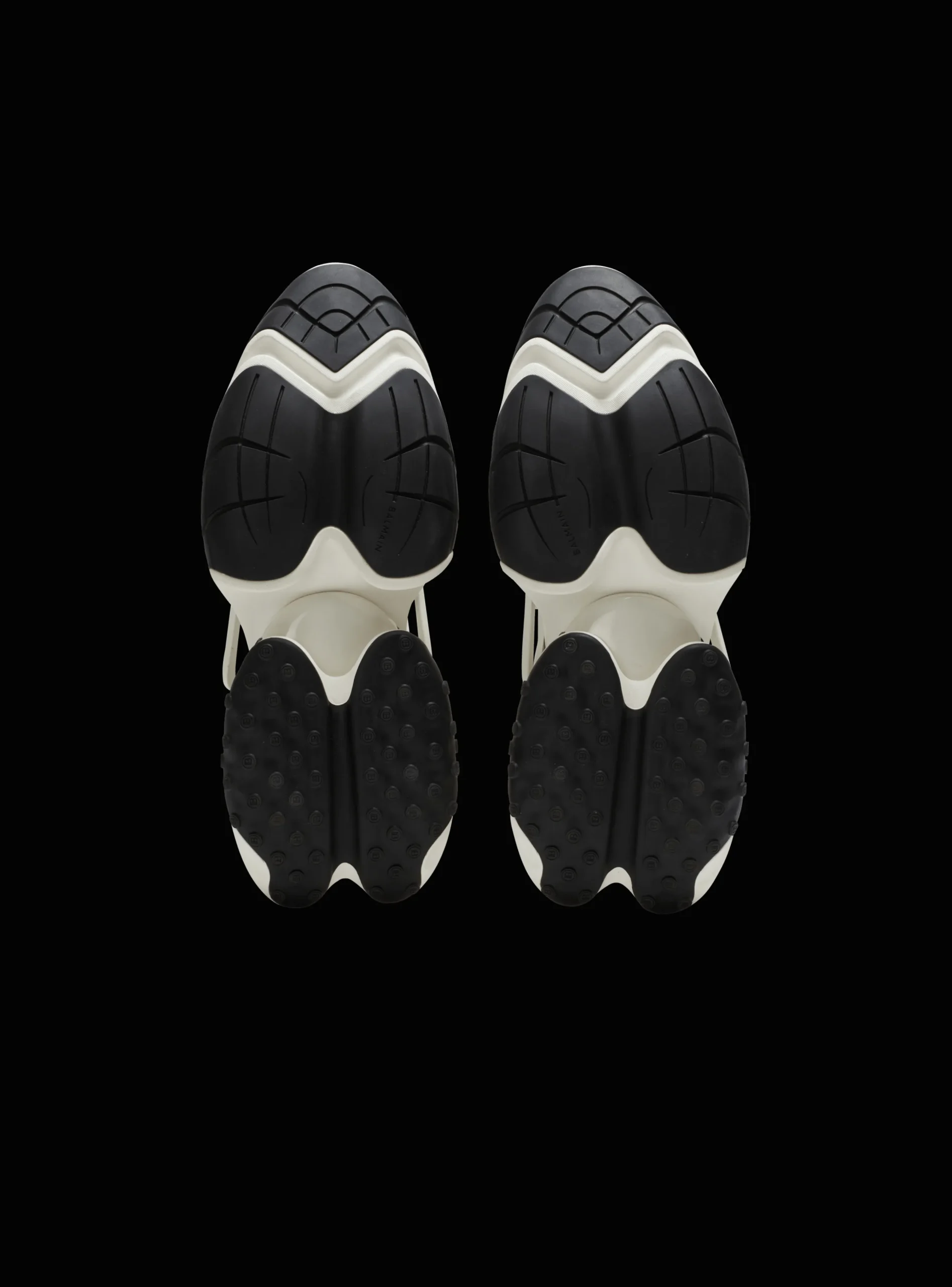 Unicorn High-top Trainers In Mesh And Leather-Balmain New