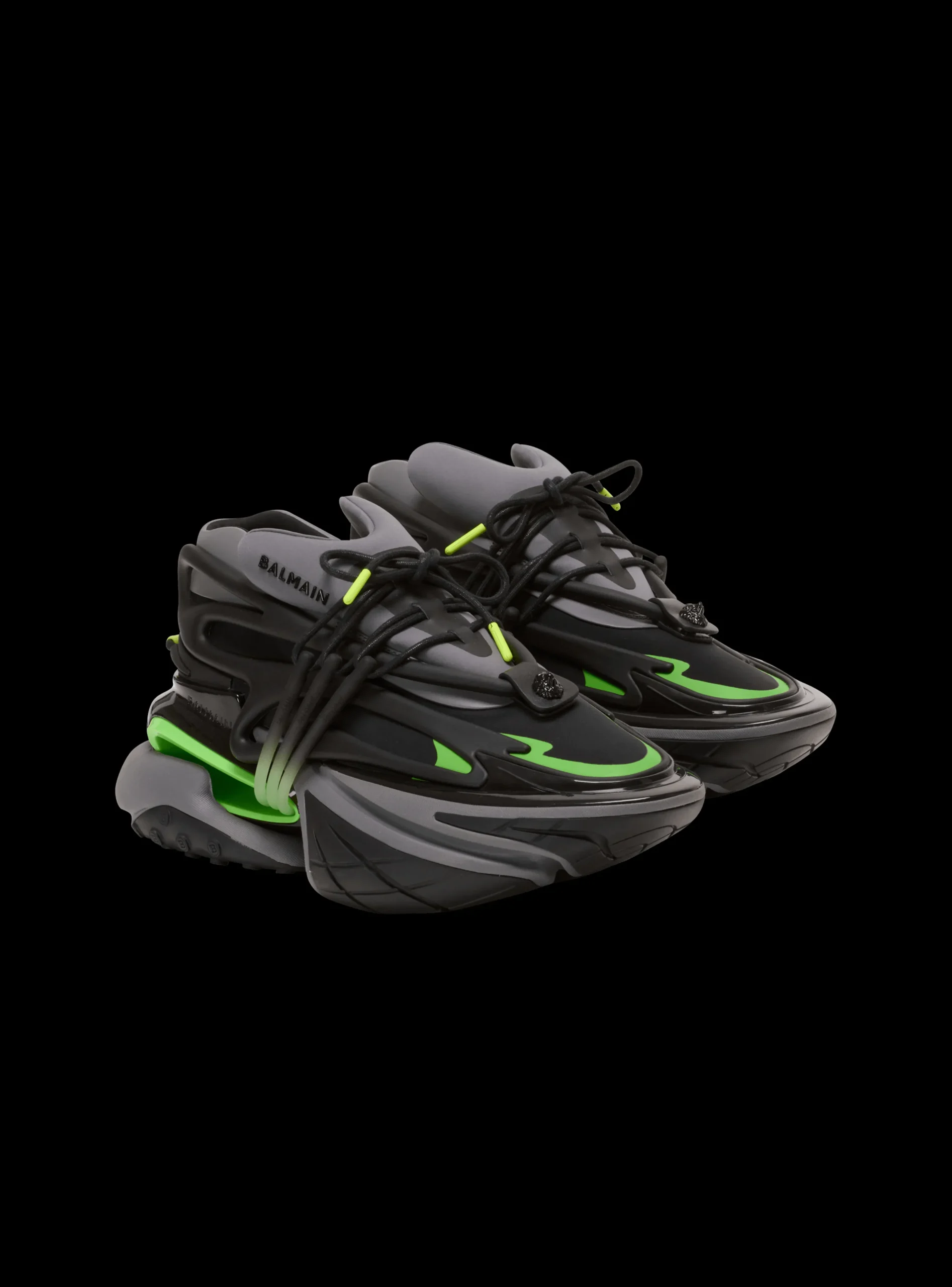 Unicorn Low Trainers In Neoprene And Calfskin-Balmain Cheap