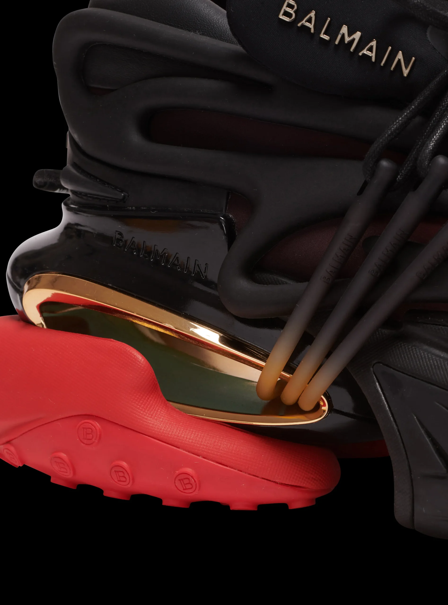 Unicorn Low-top Trainers In Neoprene And Leather-Balmain Fashion