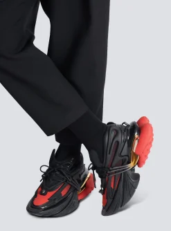 Unicorn Low-top Trainers In Neoprene And Leather-Balmain Fashion