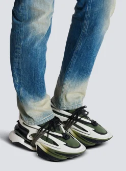 Unicorn Low-top Trainers In Neoprene And Calfskin-Balmain Hot