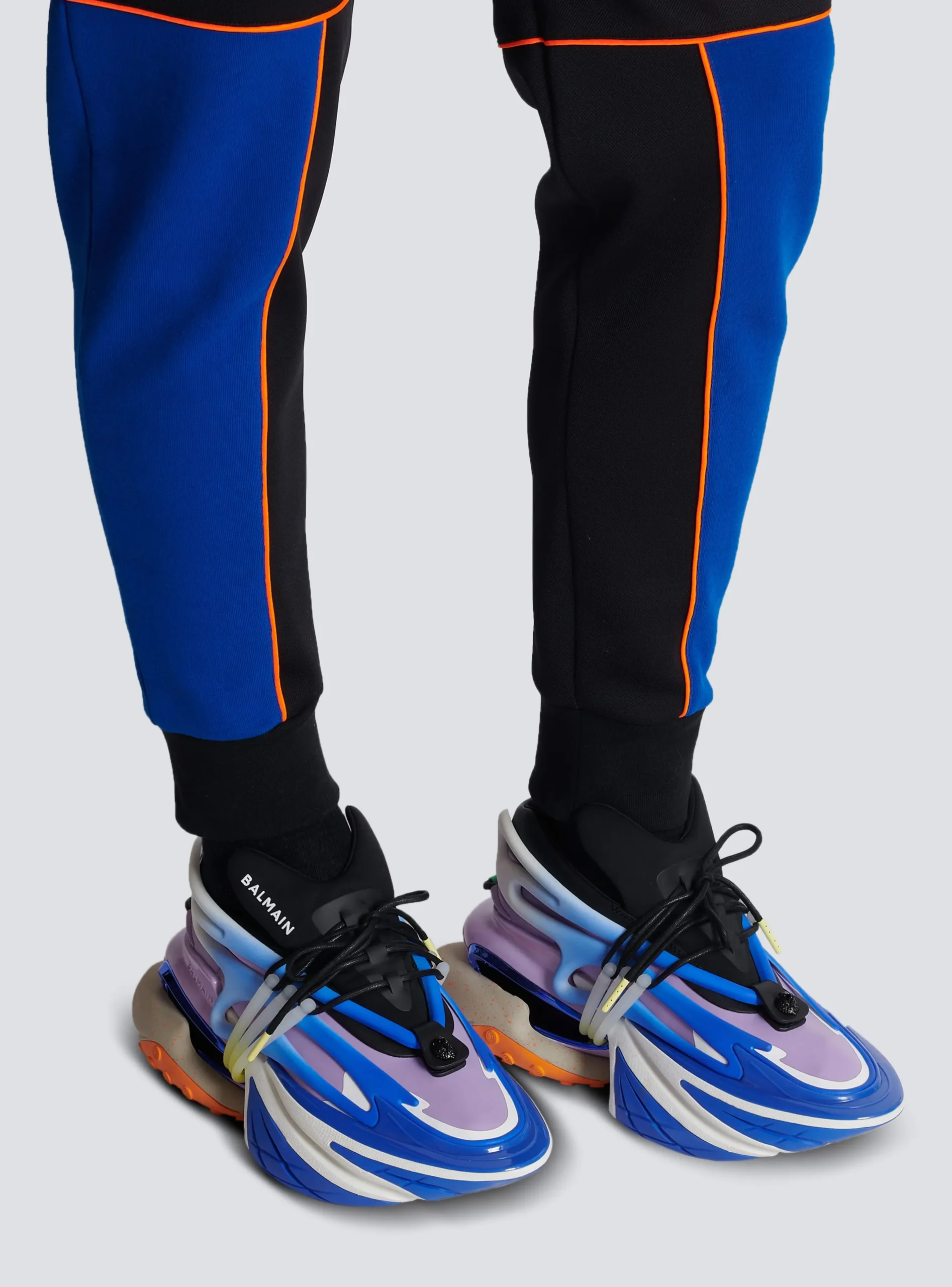 Unicorn Low-top Trainers In Neoprene And Leather-Balmain Store