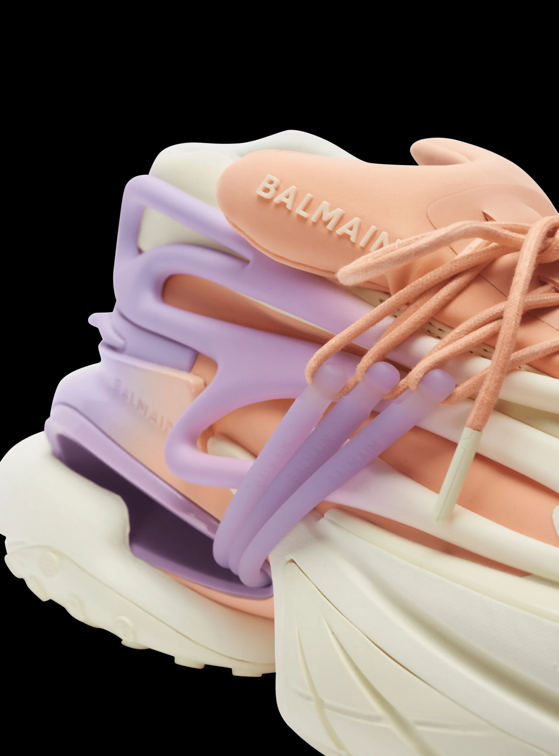 Unicorn Low-top Trainers In Neoprene And Calfskin-Balmain Store