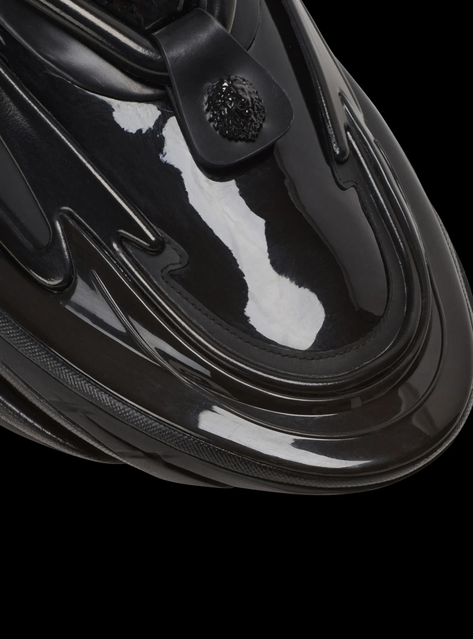 Unicorn Main Lab Patent Leather Trainers-Balmain Online